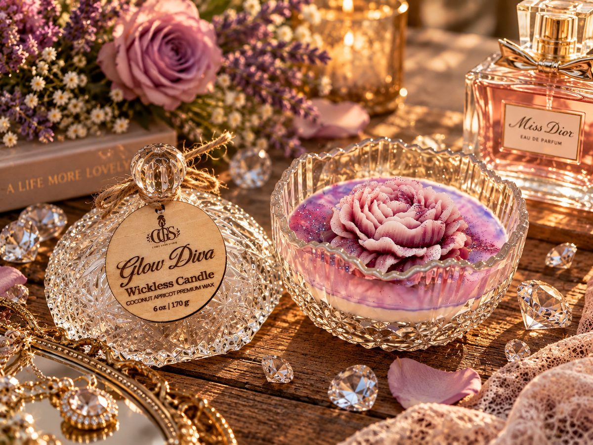 Glow Diva Wickless Candle