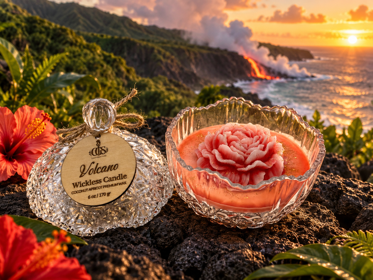 Volcano Wickless Candle