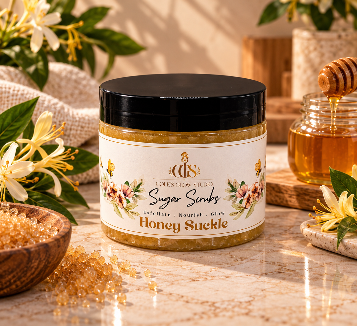 Honeysuckle Sugar Scrub