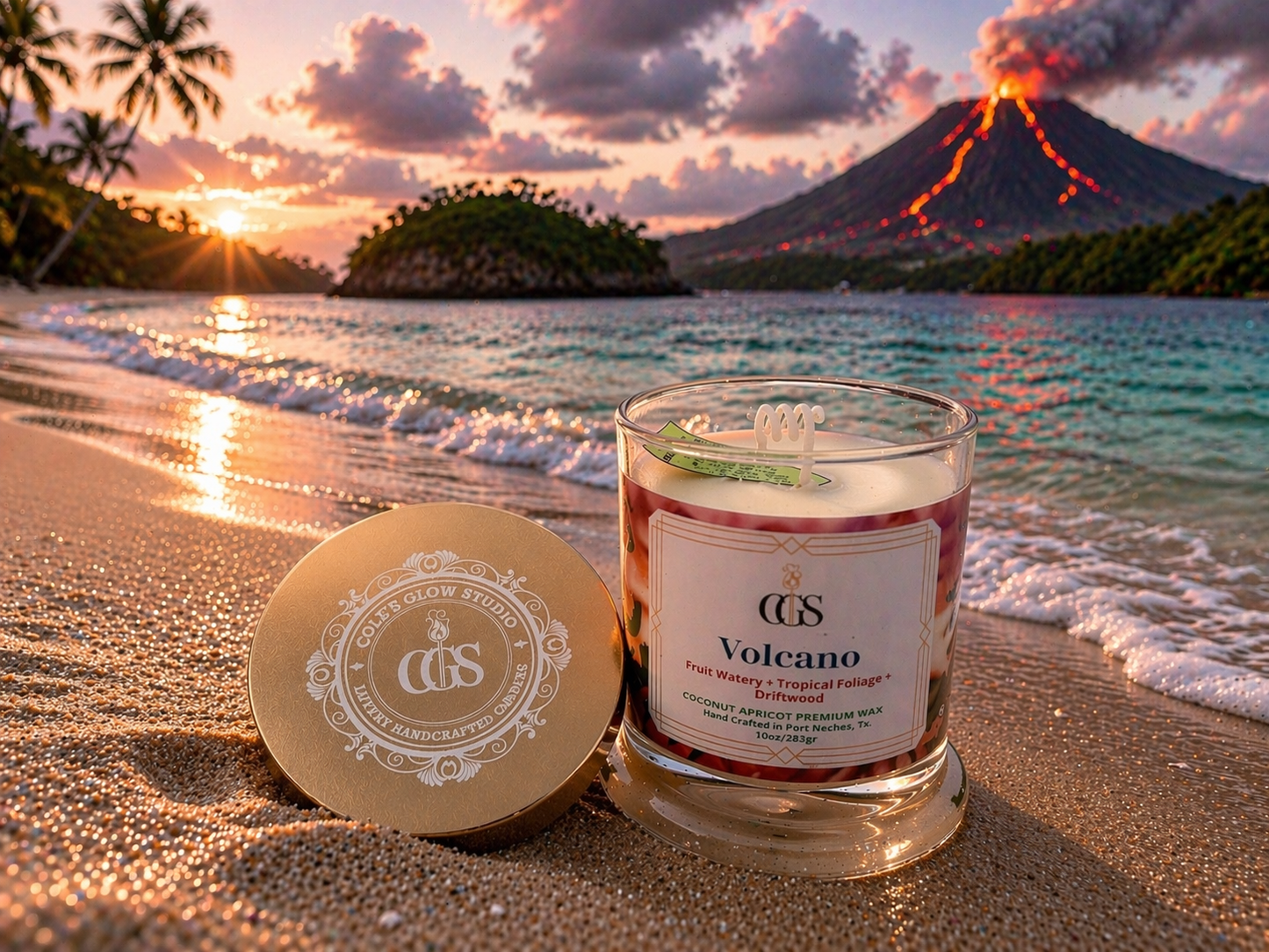 Volcano Artisanal Scented Candle