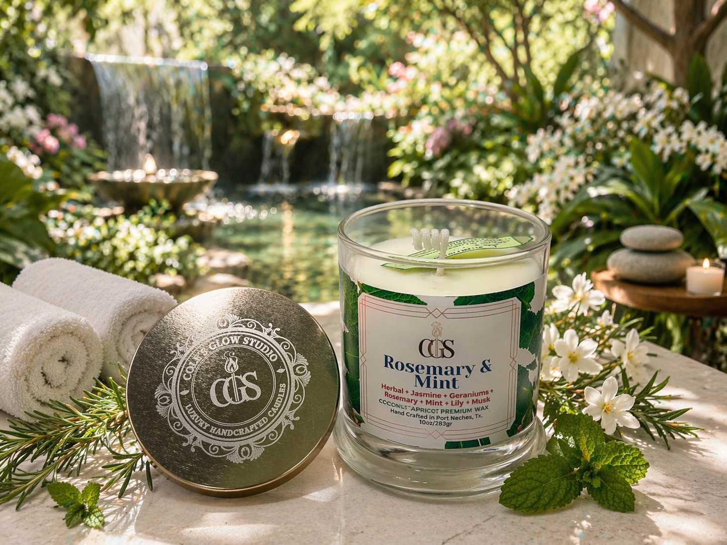 Rosemary & MInt Artisanal Scented Candle