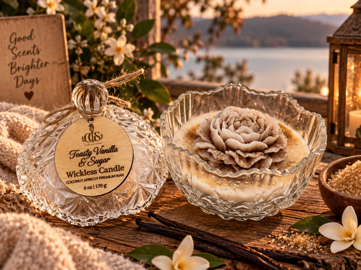 Toasty Vanilla & Sugar Wickless Candle
