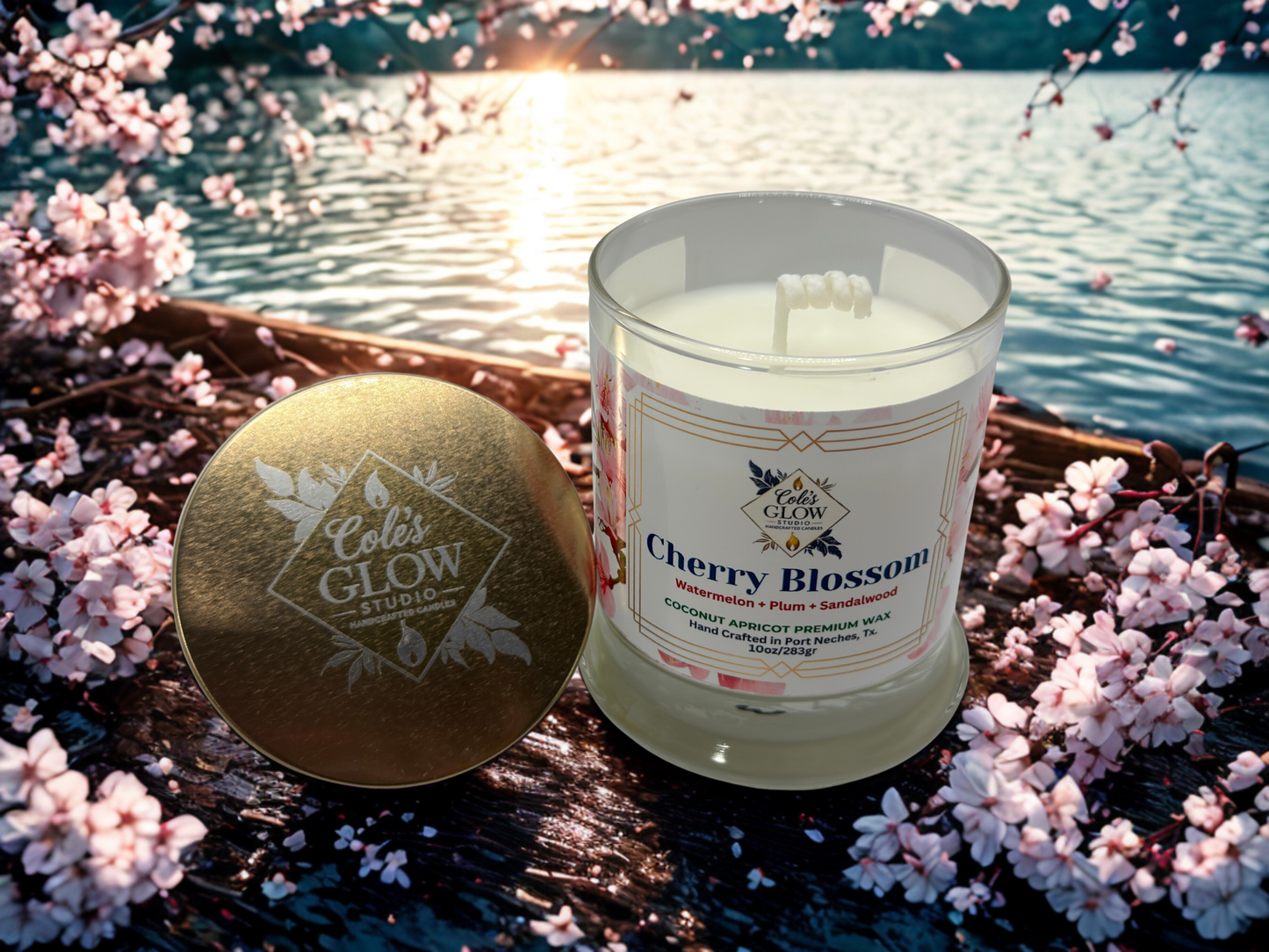 Cherry Blossom Scented Artisanal Candle