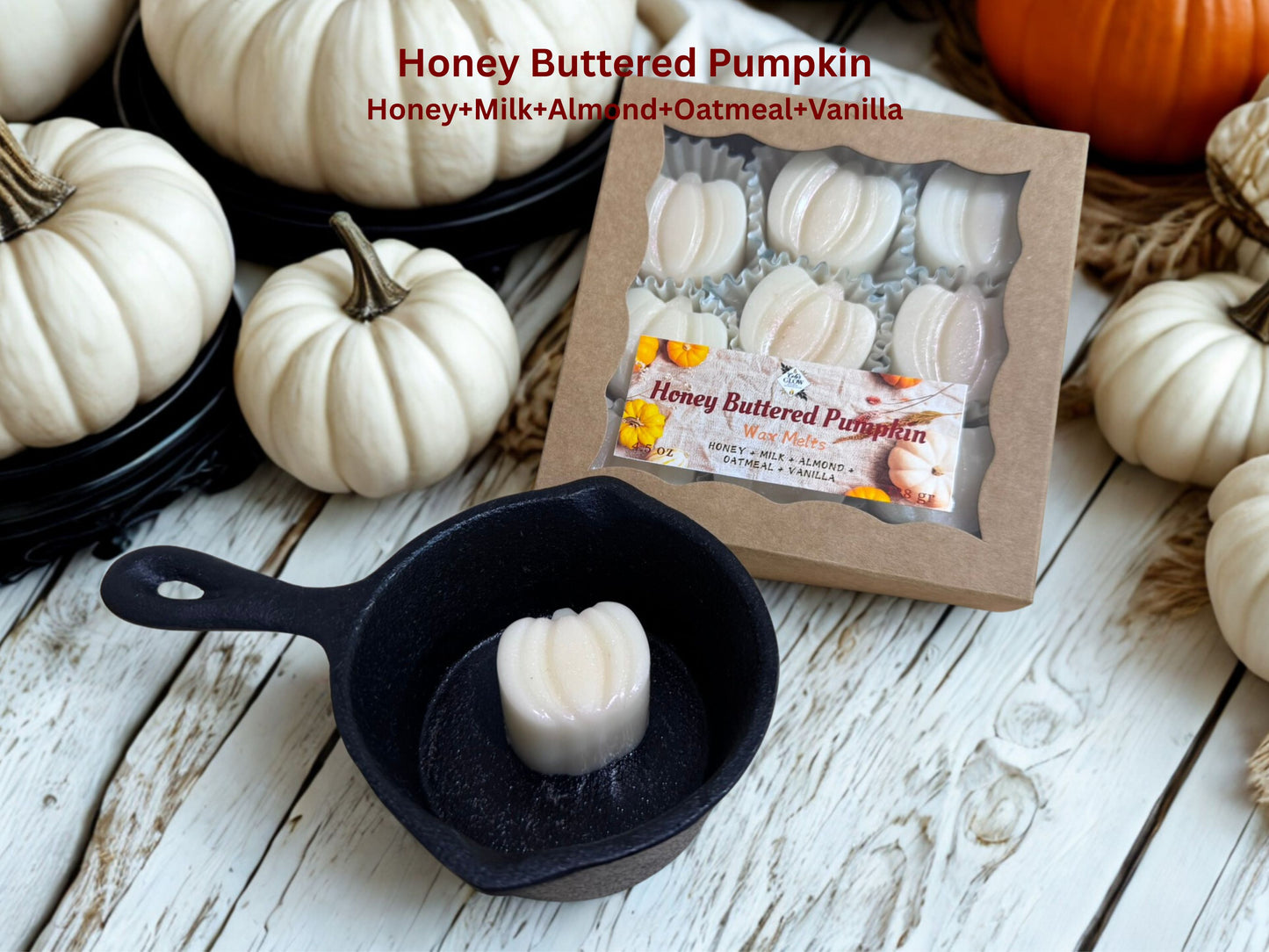 Honey Buttered Pumpkin Wax Melts Fall Limited Edition