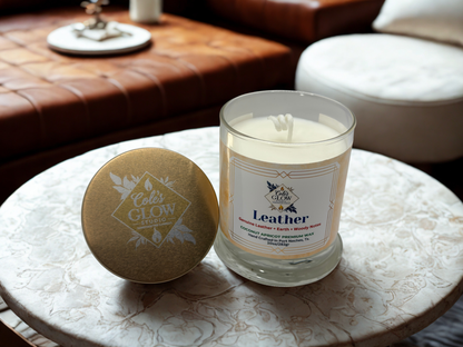 Leather Scented Artisanal Candle