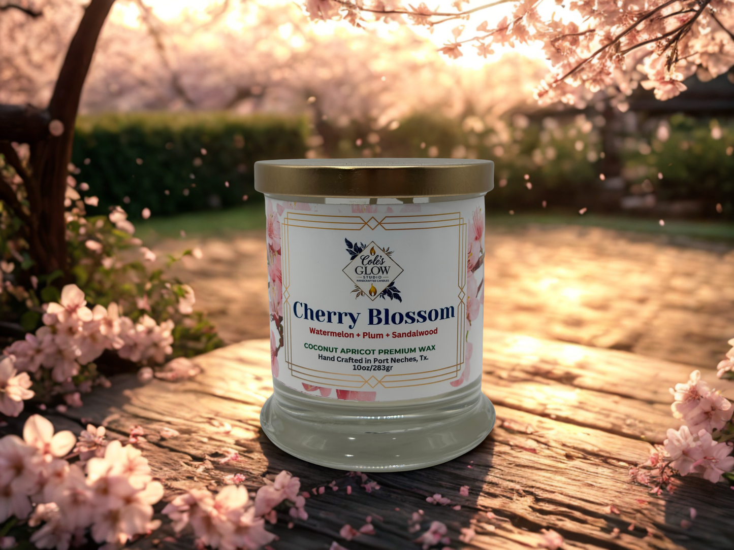 Cherry Blossom Scented Artisanal Candle