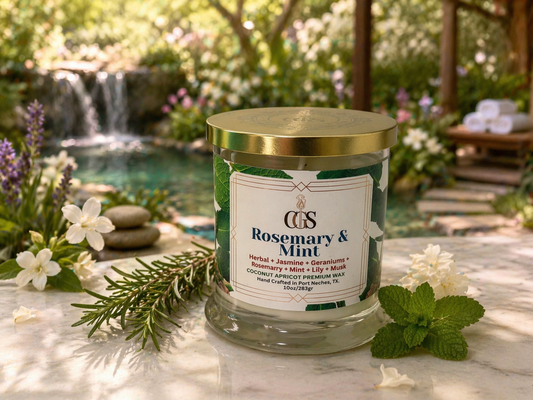 Rosemary & MInt Artisanal Scented Candle