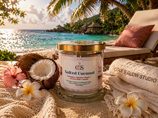 Salted Coconut Artisanal Scented Candle