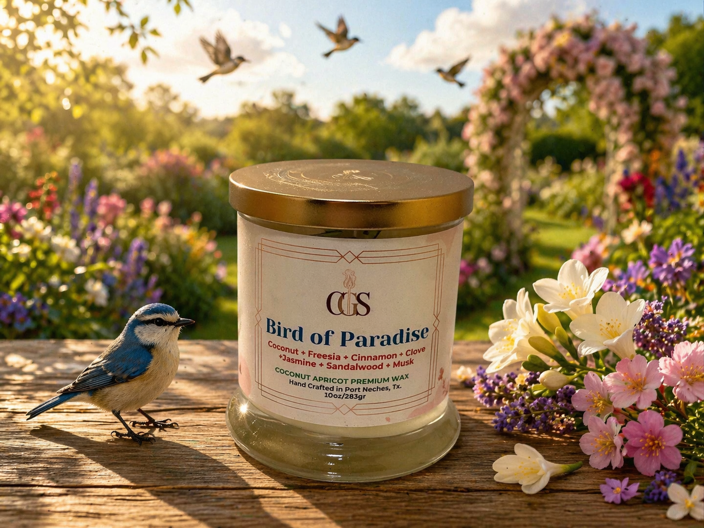 Bird of Paradise Artisanal Scented Candle