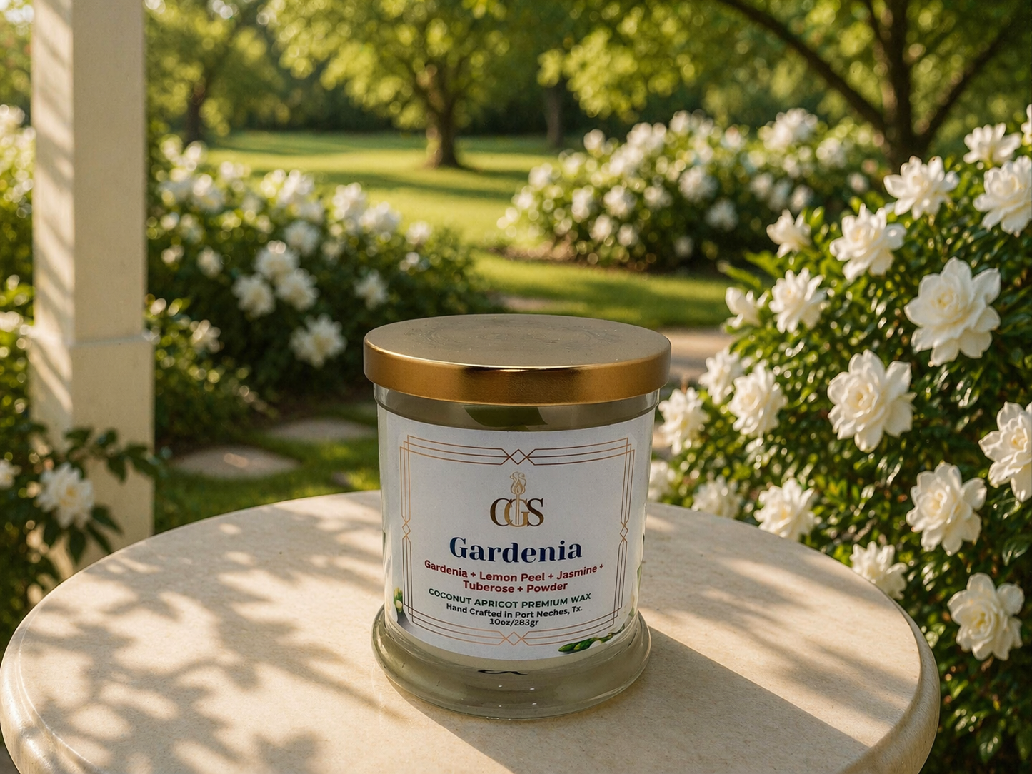 Gardenia Artisanal Scented Candle