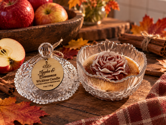 Apples & Cinnamon Wickless Candle (Fall Edition)