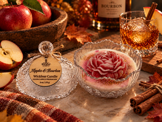 Apples & Bourbon Wickless Candle (Fall Edition)