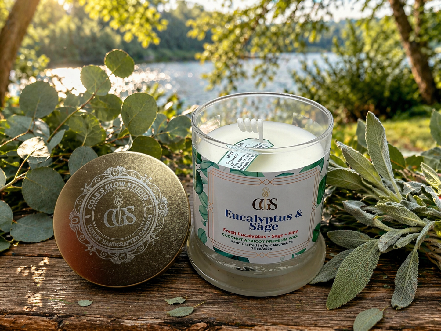 Eucalyptus & Sage Artisanal Scented Candle