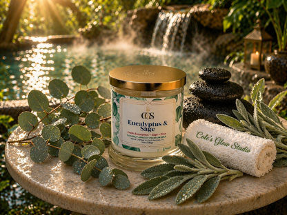 Eucalyptus & Sage Artisanal Scented Candle