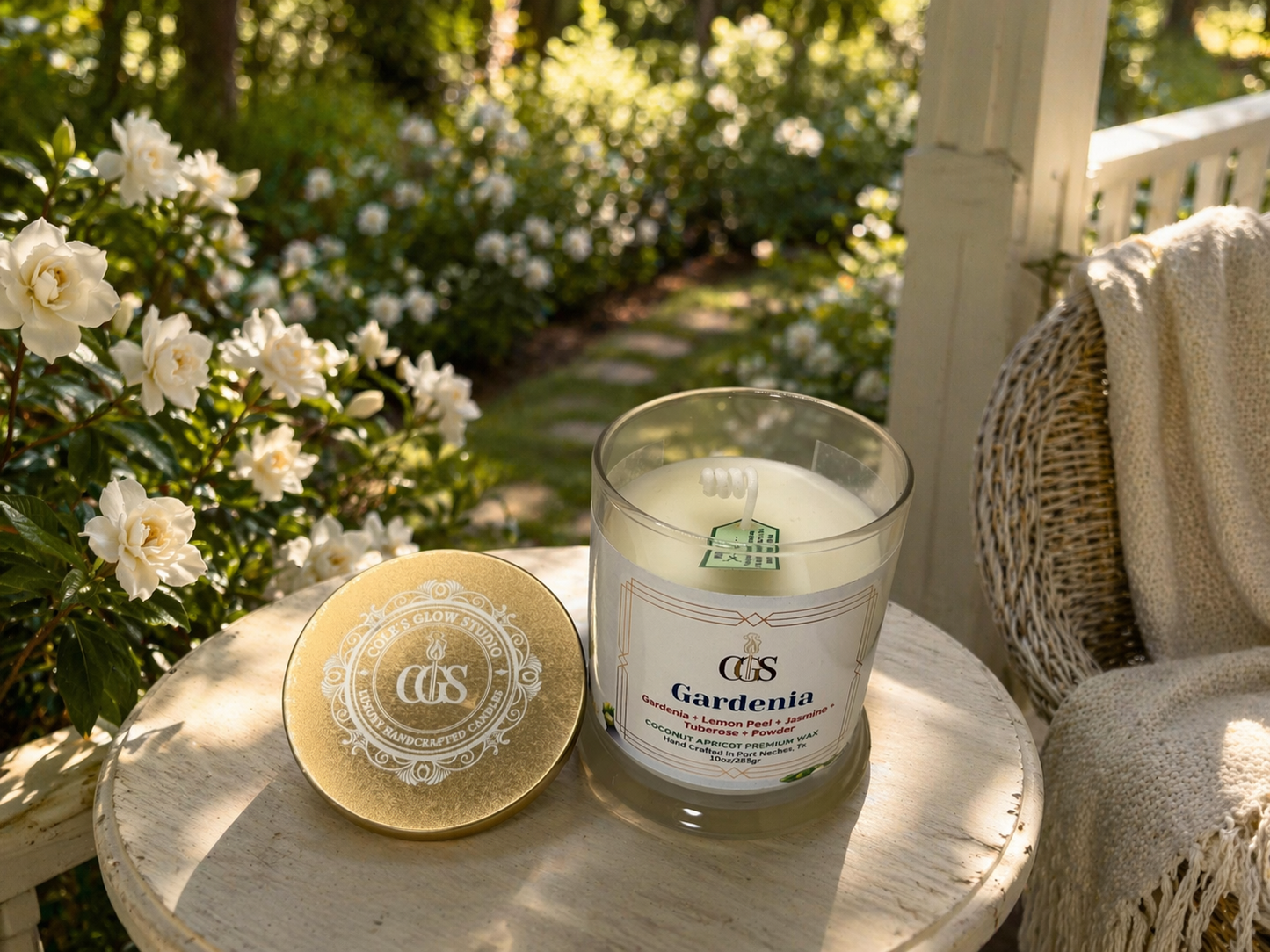 Gardenia Artisanal Scented Candle
