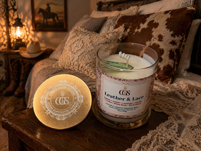 Leather & Lace Artisanal Scented Candle