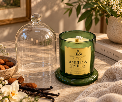 Almond & Vanilla Artisan Luxury Candle