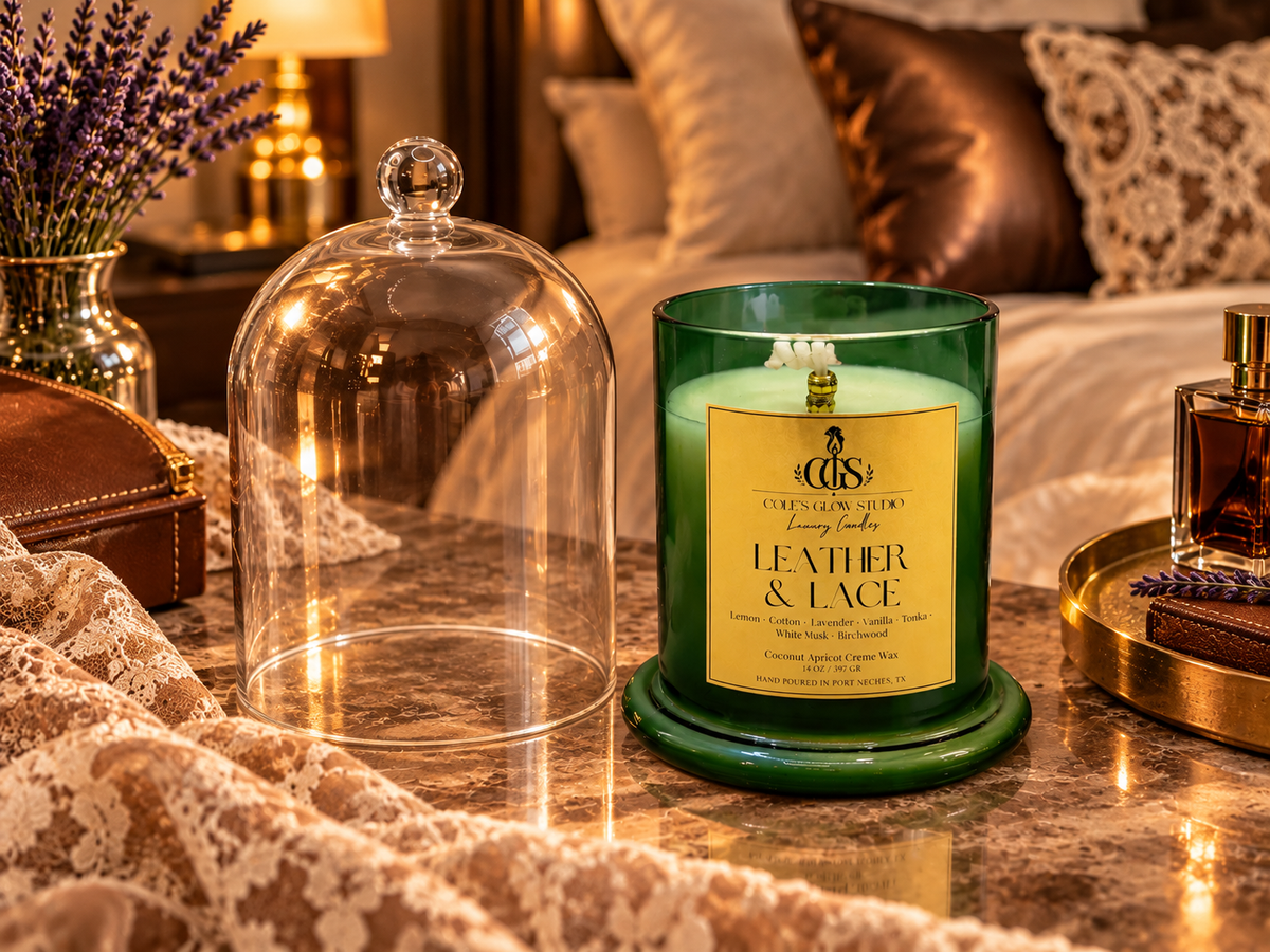 Leather & Lace Artisanal Luxury Candle