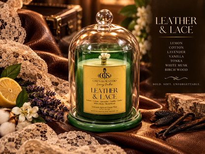 Leather & Lace Artisanal Luxury Candle