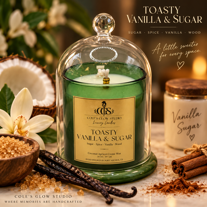 Crispy Vanilla & Sugar Artisan Candle