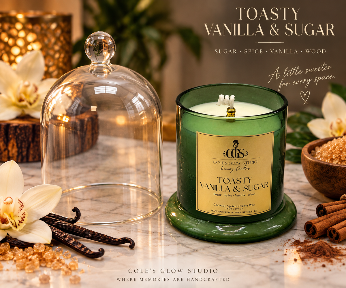 Crispy Vanilla & Sugar Artisan Candle