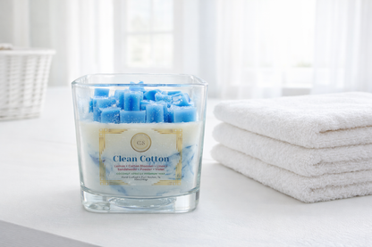 Clean Cotton Wickless Candle