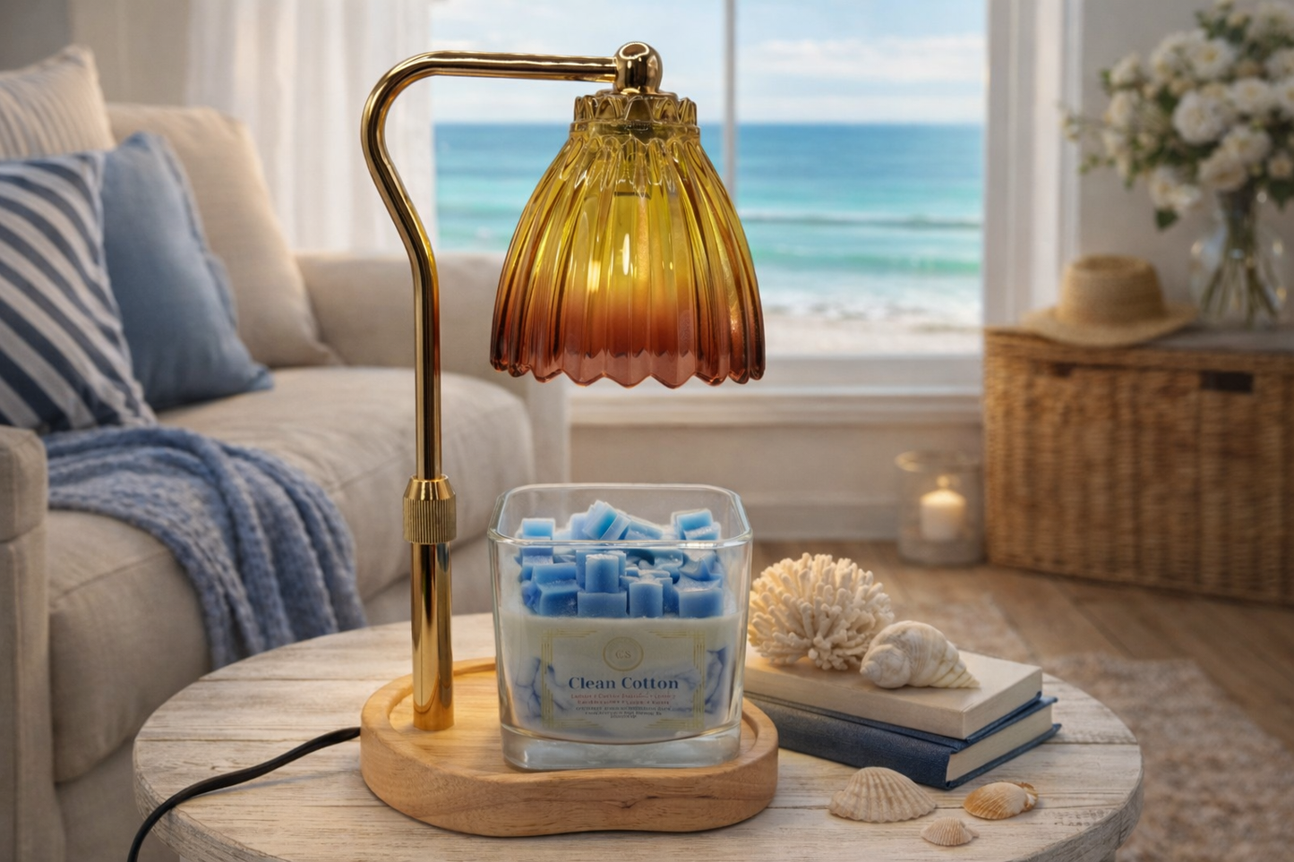 Clean Cotton Wickless Candle